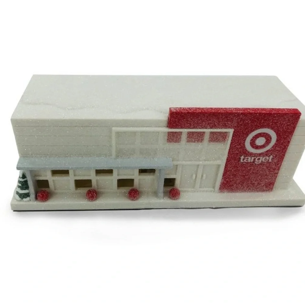Target Bullseye Christmas Village Light-Up Target Store HARD TO FIND NWT 2024